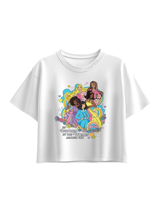 - 70s Barbies Girls' Short Sleeve Boxy Graphic T-Shirt