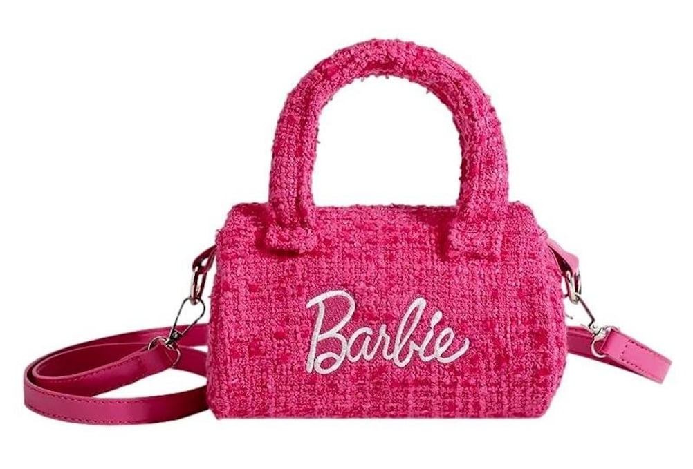 Barbie Adult Size Pink Shoulder Bag with Handle and Straps