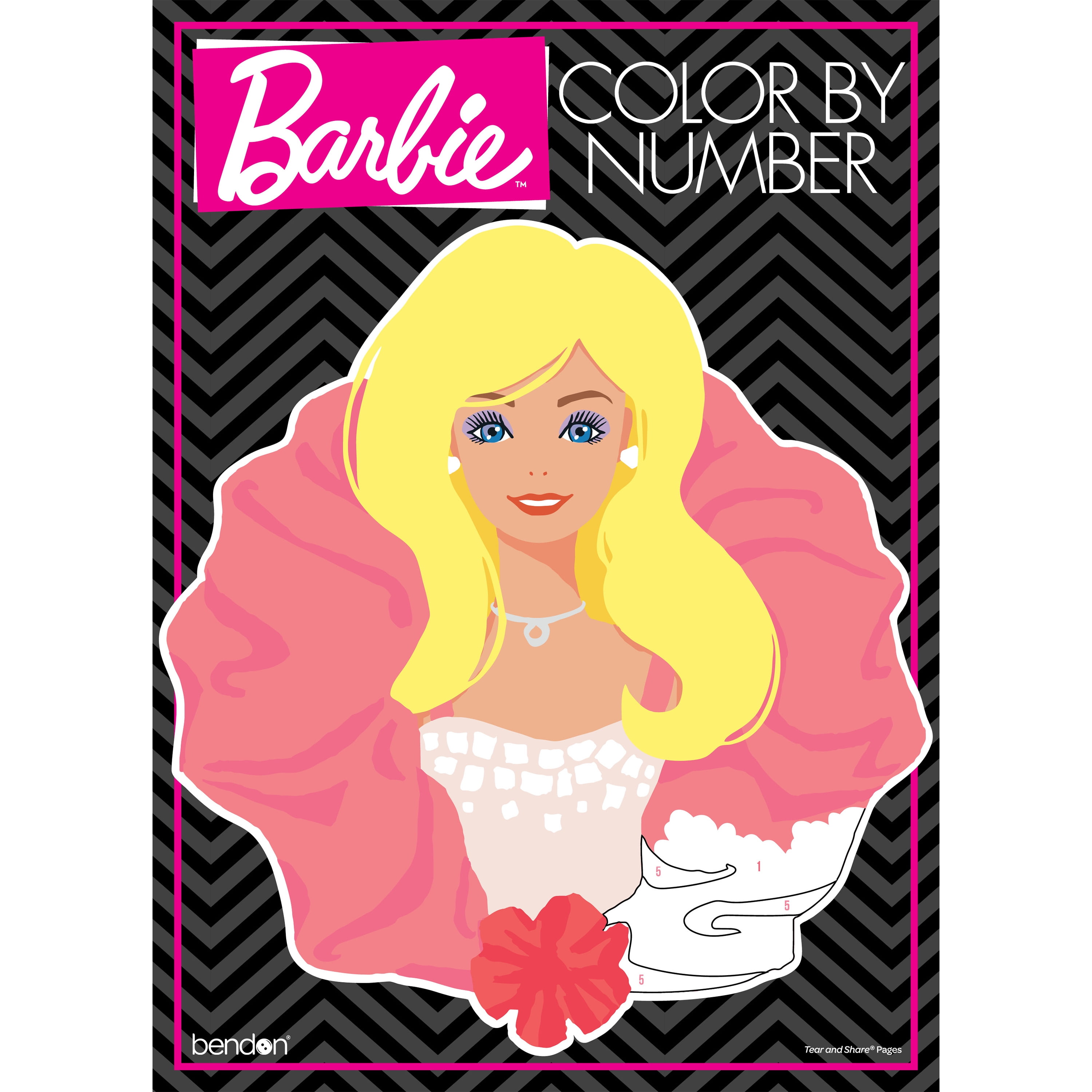 Bendon 44752 Barbie Advanced Coloring & Activity Book - 40 Pages – Alazco