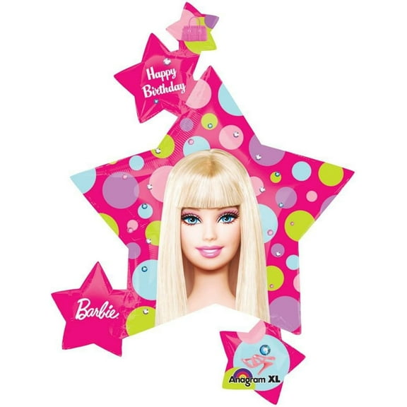 Barbie 'All Doll'd Up' Supershape Foil Mylar Balloon (1ct)