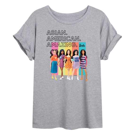 Barbie - Amazing Lineup - Juniors Oversized Graphic T-Shirt