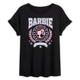thumbnail image 1 of Barbie - Americana Collegiate - Juniors Oversized Graphic T-Shirt, 1 of 4