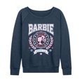 thumbnail image 1 of Barbie - Americana Collegiate - Women's French Terry Long Sleeve Pullover, 1 of 4
