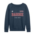 thumbnail image 1 of Barbie - Americana Jersey - Women's French Terry Long Sleeve Pullover, 1 of 4