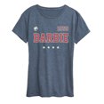 thumbnail image 1 of Barbie - Americana Jersey - Women's Short Sleeve Graphic T-Shirt, 1 of 4