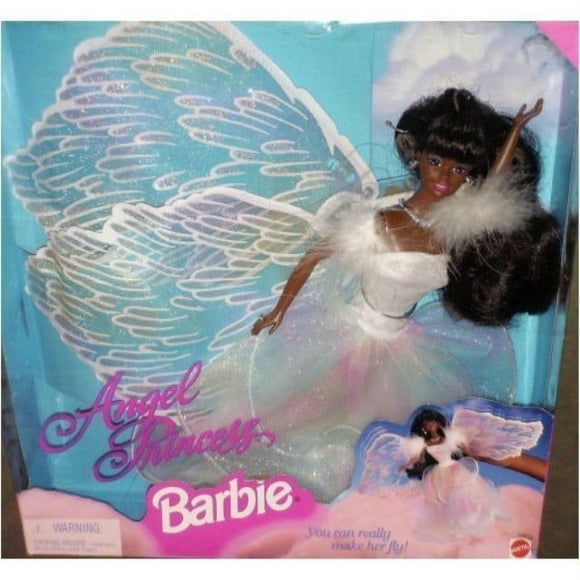Angel Princess Barbie African American Doll 1996 Mattel 15912