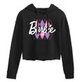 thumbnail image 1 of Barbie - Argyle - Juniors Cropped Pullover Hoodie, 1 of 5