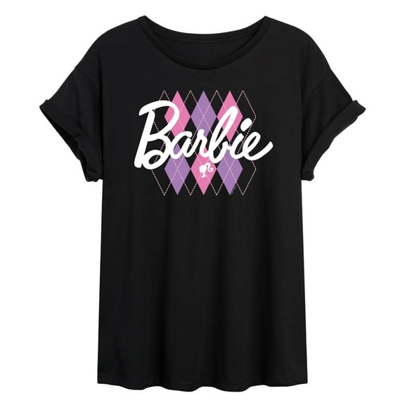 Barbie - Argyle - Women's Oversized T-Shirt