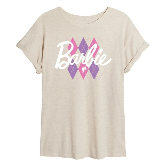 Barbie - Argyle - Women's Oversized T-Shirt