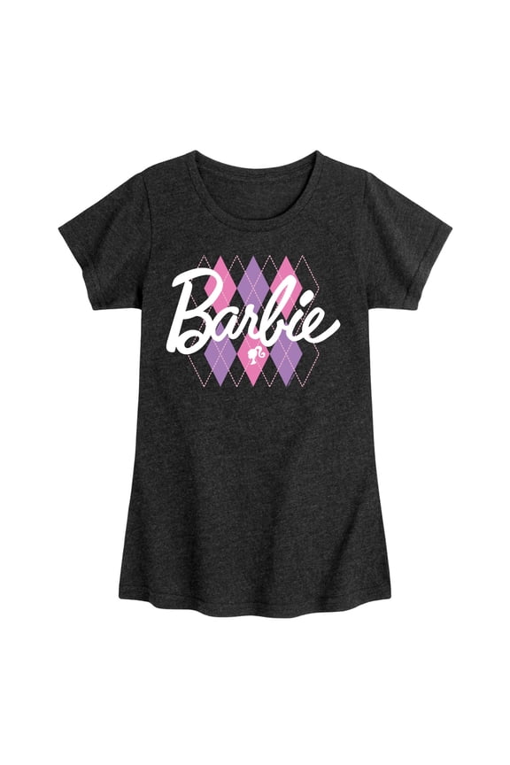 - Argyle - Toddler & Youth Girls Short Sleeve Graphic T-Shirt