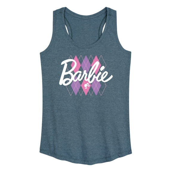 Barbie - Argyle - Women's Racerback Tank Top