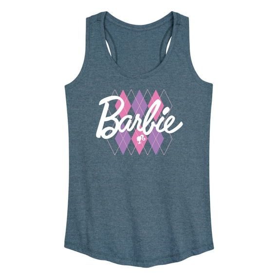Barbie - Argyle - Women's Racerback Tank Top