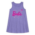 thumbnail image 1 of Barbie - Arrow Heart Logo - Toddler and Youth Girls A-line Dress, 1 of 4