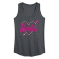 thumbnail image 1 of Barbie -  Arrow Heart Logo - Women's Racerback Tank Top, 1 of 5