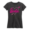 thumbnail image 1 of Barbie -  Arrow Heart Logo - Women's Short Sleeve Graphic T-Shirt, 1 of 5