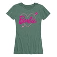 thumbnail image 1 of Barbie -  Arrow Heart Logo - Women's Short Sleeve Graphic T-Shirt, 1 of 5