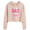 thumbnail image 1 of Barbie - BAK - Barbie Land Airport - Juniors Cropped Pullover Hoodie, 1 of 4