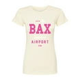 thumbnail image 1 of Barbie - BAK - Barbie Land Airport - Juniors Fitted Graphic T-Shirt, 1 of 4
