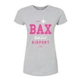 thumbnail image 1 of Barbie - BAK - Barbie Land Airport - Juniors Fitted Graphic T-Shirt, 1 of 4