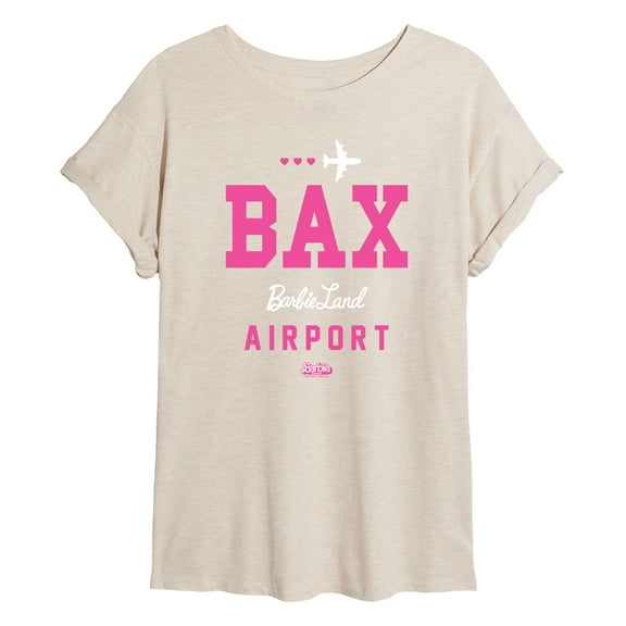 Barbie - BAK - Barbie Land Airport - Juniors Ideal Flowy Muscle T-Shirt