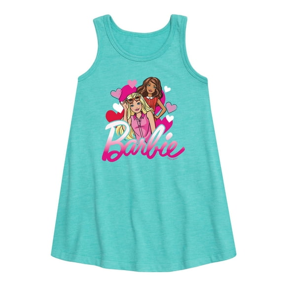Barbie - BFF Hearts - Toddler and Youth Girls A-line Dress