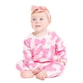thumbnail image 1 of Barbie Baby Girls Bubble Sleeve Printed Sweatshirt and Joggers Set, 2-Piece, Sizes 0/3M-24M, 1 of 10