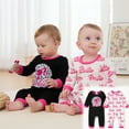 thumbnail image 1 of Barbie Baby Girls Clothes 2-Pack Rompers Long Sleeve Cotton Graphic Bodysuit One-Piece Outfits 3-6 Months, 1 of 14