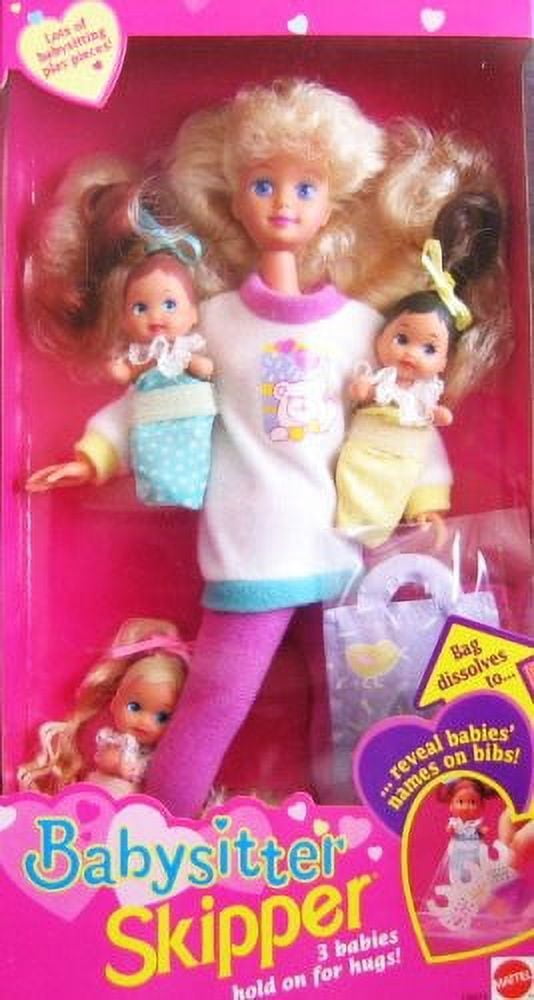 Barbie Babysitter Skipper Doll with 3 Babies 1994 Mattel 12071