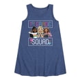 thumbnail image 1 of Barbie - Back To School - 1st Grade Squad - Toddler And Youth Girls Fleece Dress, 1 of 5