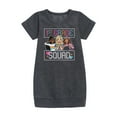 thumbnail image 1 of Barbie - Back To School - 1st Grade Squad - Toddler And Youth Girls Fleece Dress, 1 of 4