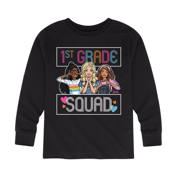 Barbie - Back To School - 1st Grade Squad - Toddler And Youth Long Sleeve Graphic T-Shirt
