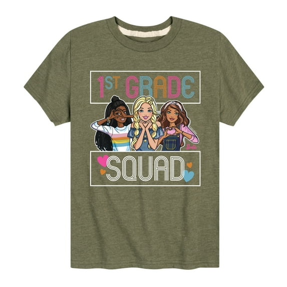 Barbie - Back To School - 1st Grade Squad - Toddler And Youth Short Sleeve Graphic T-Shirt