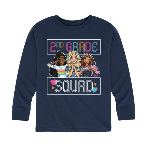 Barbie - Back To School - 2nd Grade Squad - Toddler And Youth Long Sleeve Graphic T-Shirt