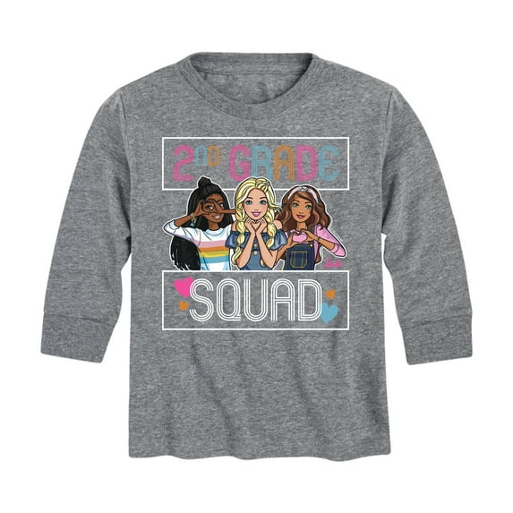 Barbie - Back To School - 2nd Grade Squad - Toddler And Youth Long Sleeve Graphic T-Shirt