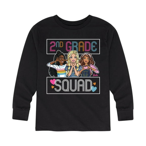 Barbie - Back To School - 2nd Grade Squad - Toddler And Youth Long Sleeve Graphic T-Shirt