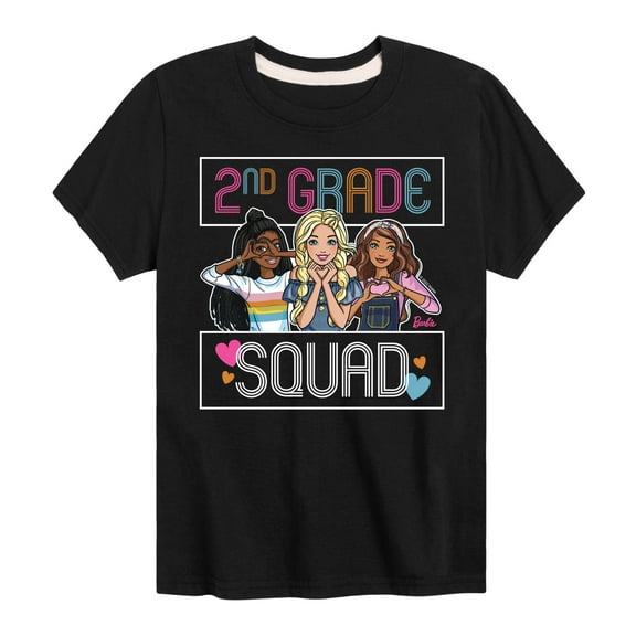 Barbie - Back To School - 2nd Grade Squad - Toddler And Youth Short Sleeve Graphic T-Shirt