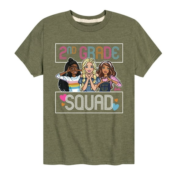 Barbie - Back To School - 2nd Grade Squad - Toddler And Youth Short Sleeve Graphic T-Shirt