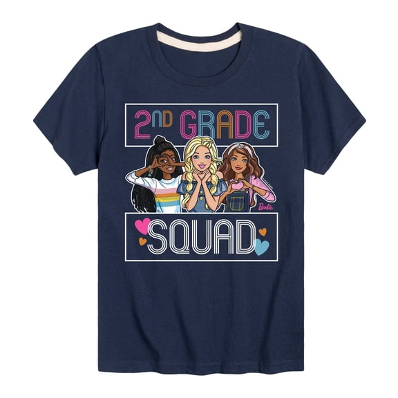 Barbie - Back To School - 2nd Grade Squad - Toddler And Youth Short Sleeve Graphic T-Shirt