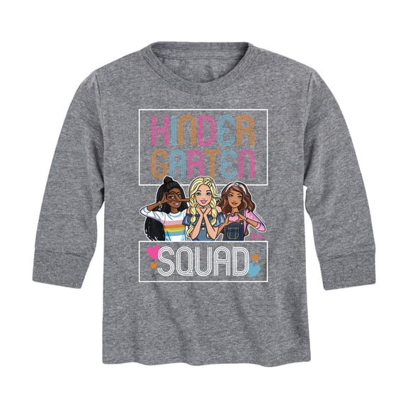 Barbie - Back To School - Kindergarten Squad - Toddler And Youth Long Sleeve Graphic T-Shirt