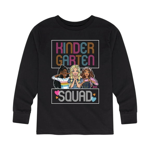 Barbie - Back To School - Kindergarten Squad - Toddler And Youth Long Sleeve Graphic T-Shirt