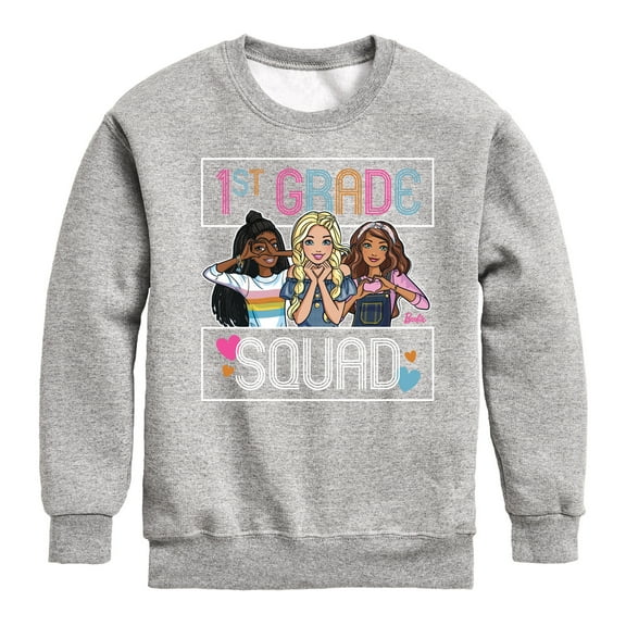 Barbie - Back To School - Preschool Squad - Toddler And Youth Crewneck Fleece Sweatshirt