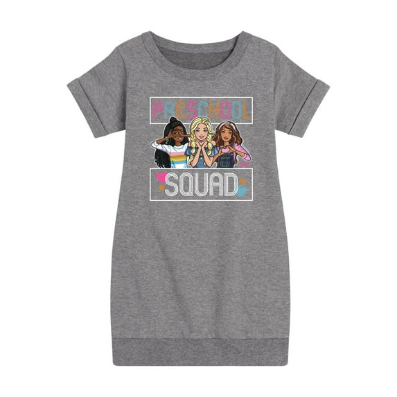 Barbie - Back To School - Preschool Squad - Toddler And Youth Girls Fleece Dress