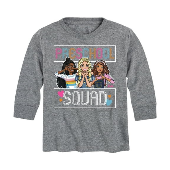 Barbie - Back To School - Preschool Squad - Toddler And Youth Long Sleeve Graphic T-Shirt
