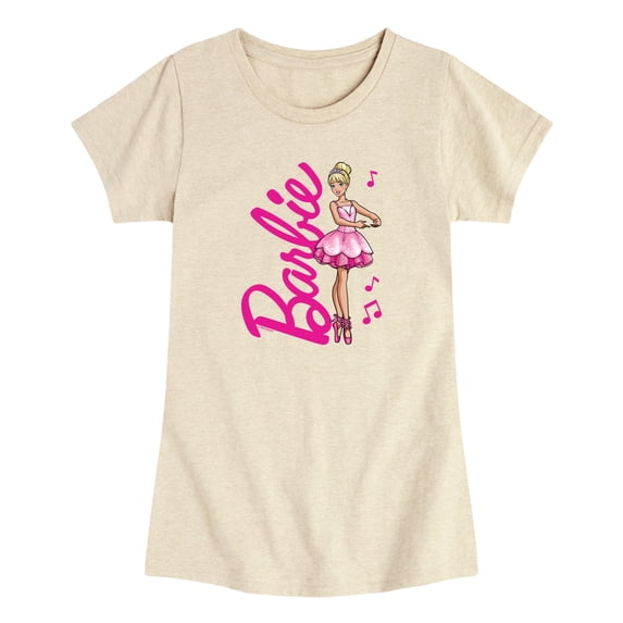 Barbie - Ballerina - Toddler Girls Fitted Short Sleeve T-Shirt