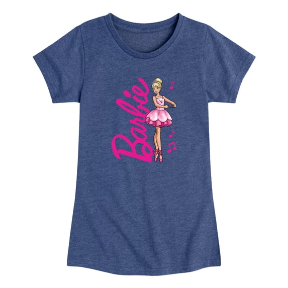 Barbie - Ballerina - Toddler Girls Fitted Short Sleeve T-Shirt