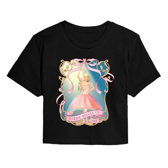 Barbie - Ballet Co. Women's Cropped Graphic T-Shirt