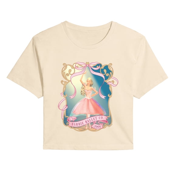 Barbie - Ballet Co. Women's Cropped Graphic T-Shirt