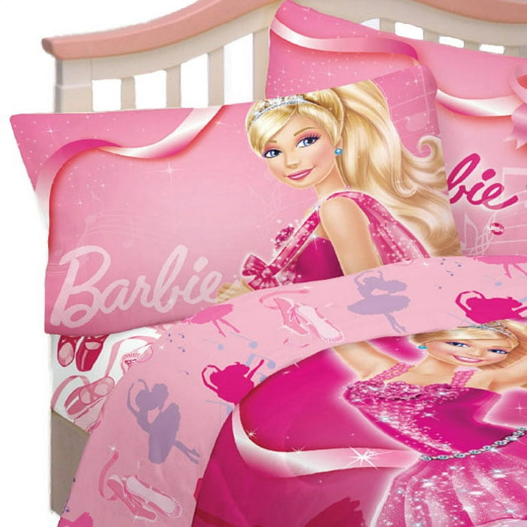 Barbie Ballet Twin Sheet Set Ballerina Dancing Bedding