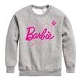 thumbnail image 1 of Barbie - Barbie Arrow Heart Logo - Toddler And Youth Crewneck Fleece Sweatshirt, 1 of 5
