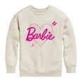 thumbnail image 1 of Barbie - Barbie Arrow Heart Logo - Toddler And Youth Crewneck Fleece Sweatshirt, 1 of 5